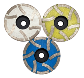 Pineapple 6x6 Cup Wheel 4" Pos3