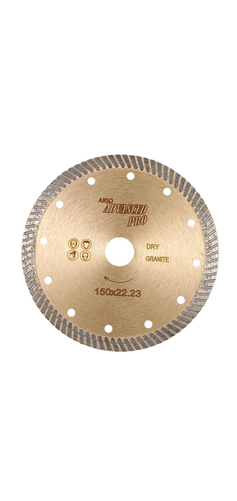 Gold ARSO Advanced Pro Turbo Diamond Blade